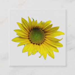 Sonnenblumenkarte 2,5" x 2,5" begleitkarte