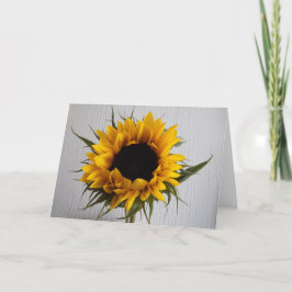 Sonnenblumenkarte Karte