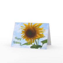 Sonnenblumenkarte
