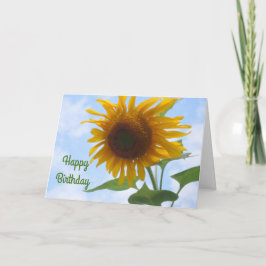 Sonnenblumenkarte Karte