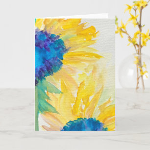 Sonnenblumenkarte Karte