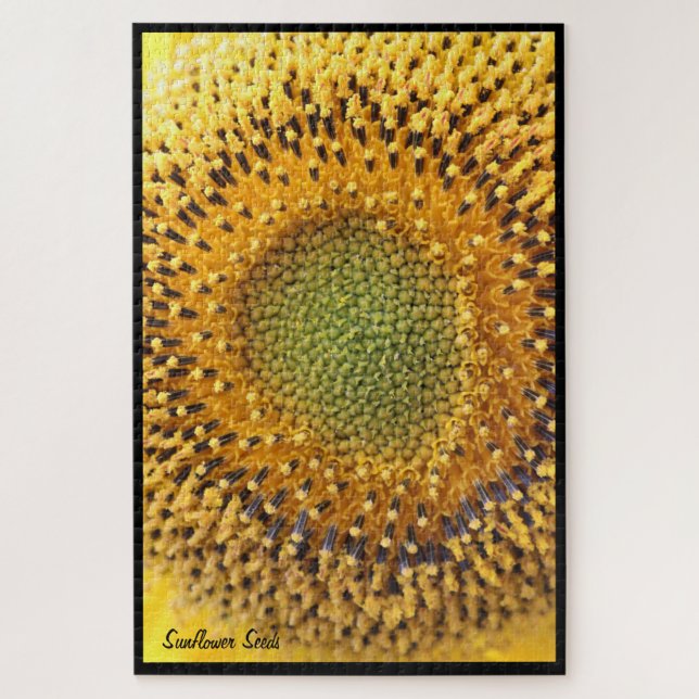 Sonnenblumenkerne Puzzle (Vertikal)