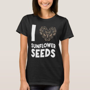 Sonnenblumenkerne Snacks Niedlich T-Shirt