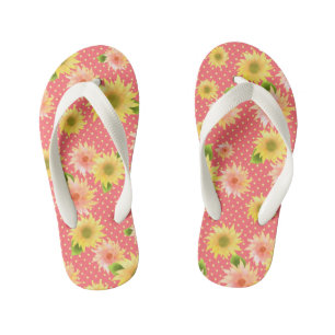 Sonnenblumenkirsche. Kid's Flip Flops