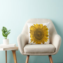 Sonnenblumenkissen
