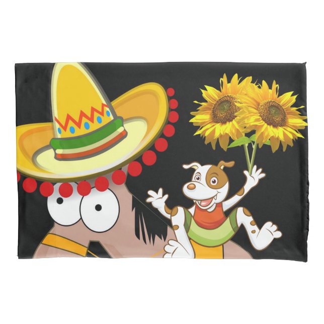 Sonnenblumenkissenfall Kissenbezug (Vorderseite)