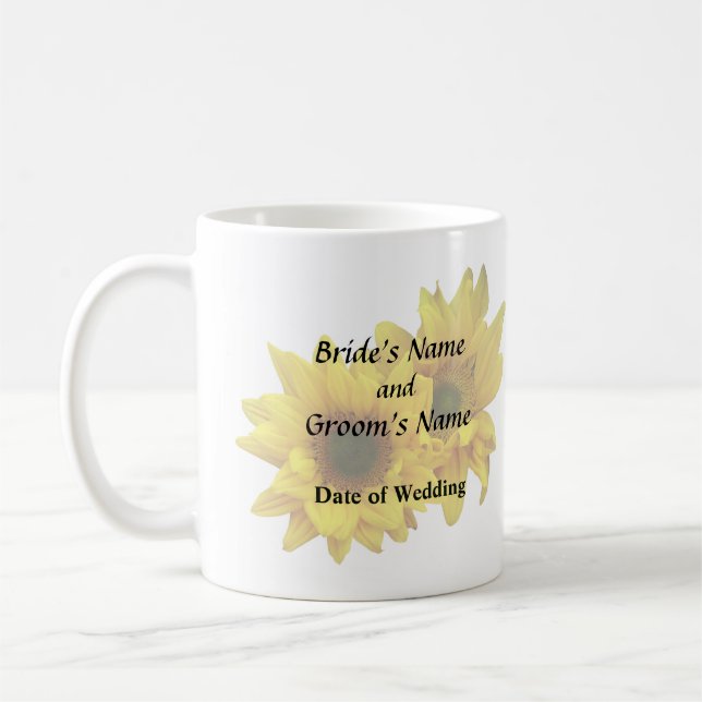 Sonnenblumenknochenarm Kaffeetasse (Links)