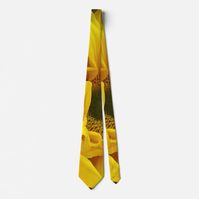 Sonnenblumenknochenarm Krawatte (Vorderseite)