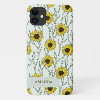 Sonnenblumenkopf Sommer-Blume Case-Mate iPhone Fal Hülle
