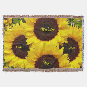 Sonnenblumenkrebs Decke