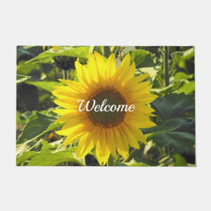 Sonnenblumenleuchte Begrüßungsmatte Fußmatte
