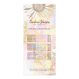 Sonnenblumenlogokarte Werbekarte