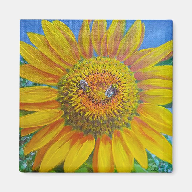 Sonnenblumenmagazin Magnet (Vorne)