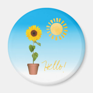 Sonnenblumenmagnet Magnet