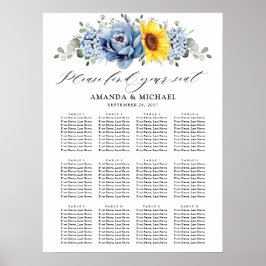 Sonnenblumenmatte Poster