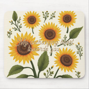 Sonnenblumenmaus Mousepad