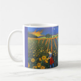 Sonnenblumenmond Kaffeetasse