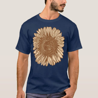 Sonnenblumenmotive Tops für Frauen Grafische T-Shi