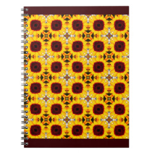 Sonnenblumenmuster-Notebook Notizblock