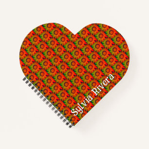 "Sonnenblumenmuster" SpiralNotebook Notizbuch