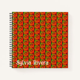 "Sonnenblumenmuster" SpiralNotebook Notizbuch