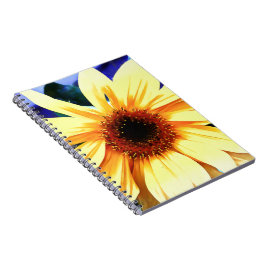 SonnenblumenNotebook (80 Seiten B&W) Notizblock