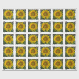 Sonnenblumenpapier Geschenkpapier