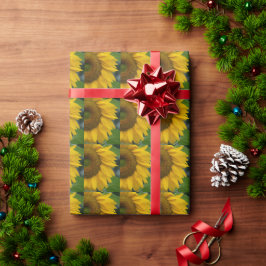 Sonnenblumenpapier Geschenkpapier
