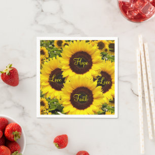 Sonnenblumenpapier Napkins Serviette