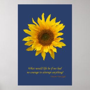 Sonnenblumenplakat drucken poster