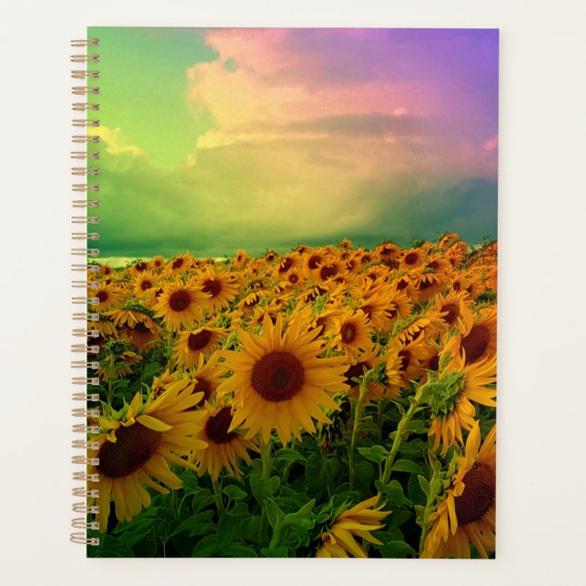 Sonnenblumenplaner Planer (Vorderseite)