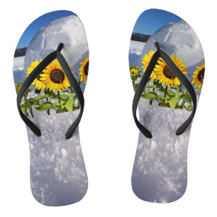 Sonnenblumenpolar Flip Flops