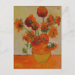 Sonnenblumenpost Postkarte