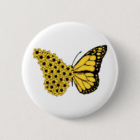 Sonnenblumenschmetterling Vintage Frauenmonarchin