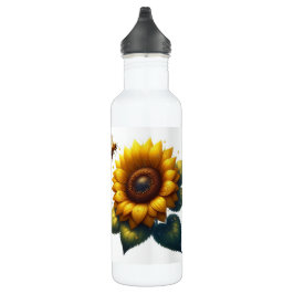 Sonnenblumensommer Edelstahlflasche