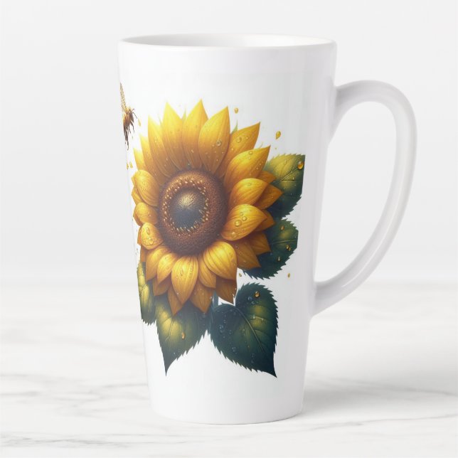 Sonnenblumensommer Milchtasse (Rechts)