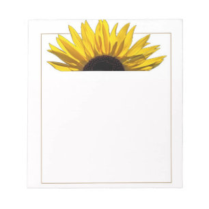 Sonnenblumensonne Notizblock