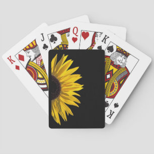 Sonnenblumensonne Spielkarten