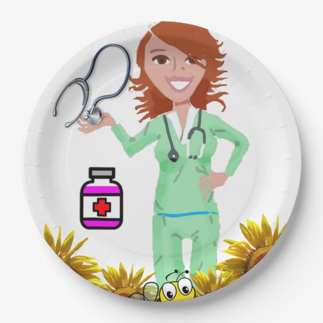 Sonnenblumenspülung Teller (Vorderseite)