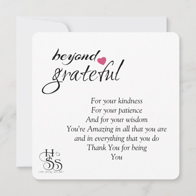 Sonnenblumenstärke Danke Karten (Rückseite)