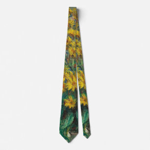 Sonnenblumenstiele von Claude Monet Krawatte