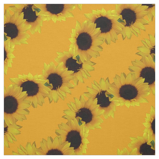 Sonnenblumenstoff Sonnenblumenstoff Baumwolle oder Stoff (Muster)