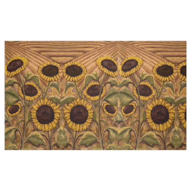 Sonnenblumenstoff Sonnenblumenstoff Baumwolle oder Stoff (Fat Quarter (45,7 x 55,9 cm))
