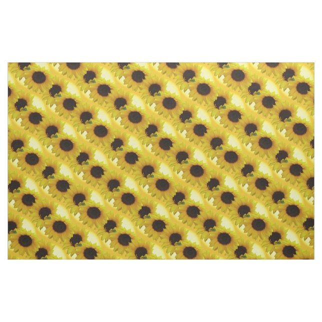 Sonnenblumenstoff Sonnenblumenstoff Baumwolle oder Stoff (Fat Quarter (45,7 x 55,9 cm))