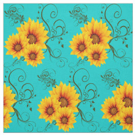 Sonnenblumenstoffe Stoff