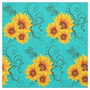 Sonnenblumenstoffe Stoff