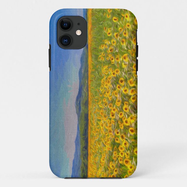 Sonnenblumenstrände Case-Mate iPhone Hülle (Rückseite)