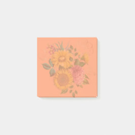 Sonnenblumentage Nachhinweise Post-it Klebezettel