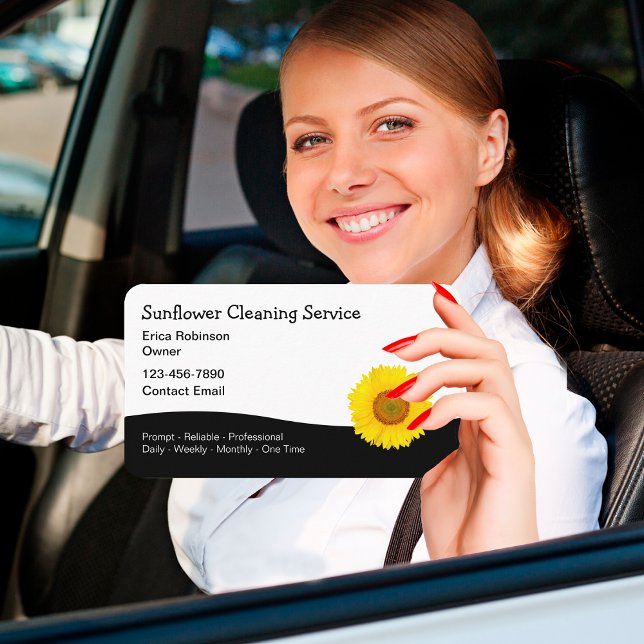 Sonnenblumentheater Reinigungsservice Visitenkarte (Von Creator hochgeladen)