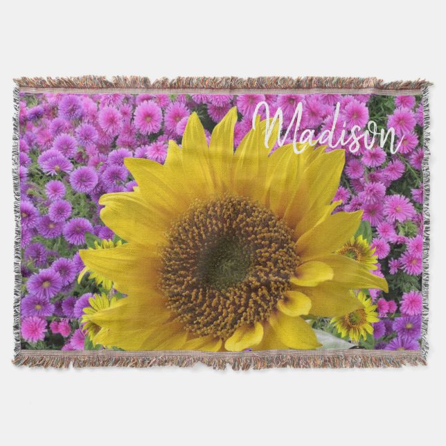 Sonnenblumenwürfel Decke (Vorderseite)